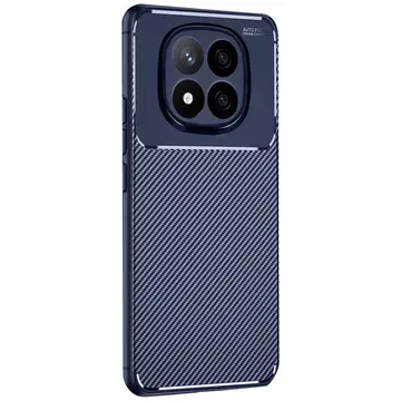 Xiaomi Redmi Note 14 Pro 4g Kılıf Auto Focus Karbon Kapak - Lacivert