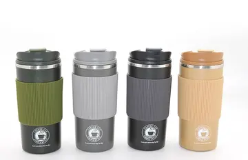 500ml Paslanmaz Çelik Termos Mug - Sızdırmaz Kapaklı Çift Katmanlı Termos