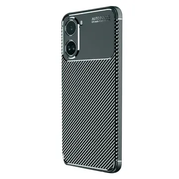 Xiaomi Poco X7 Pro Kılıf Auto Focus Karbon Kapak - Koyu Yeşil