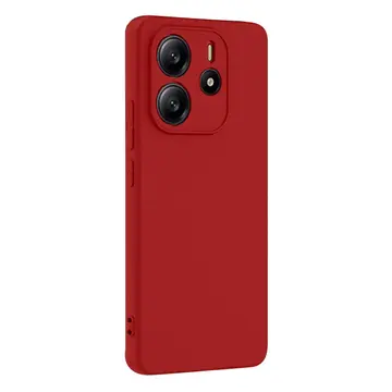 Xiaomi Redmi Note 14 4g Kılıf First Silikon - Kırmızı