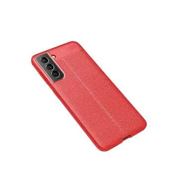 Samsung Galaxy S21 Fe Kılıf Auto Focus Kapak - Kırmızı