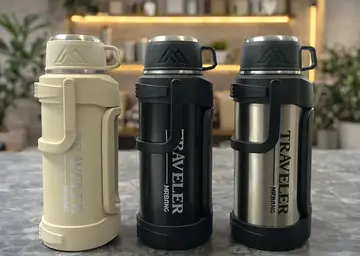 1600 Ml Çift Katmanlı Vakumlu Paslanmaz Çelik Termos