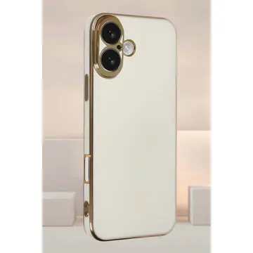 İphone 16 Kılıf Volet Silikon - Kırmızı