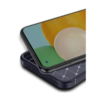 Tecno Spark 30c Kılıf Auto Focus Karbon Kapak - Lacivert