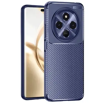 Tecno Spark 30 Kılıf Auto Focus Karbon Kapak - Lacivert