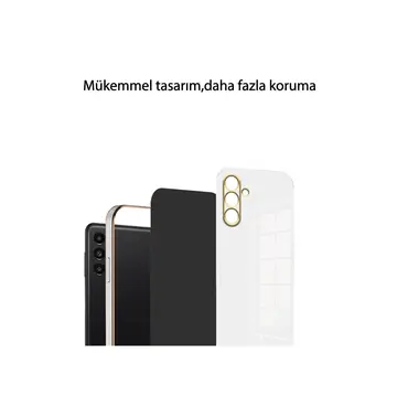 Samsung Galaxy M15 Kılıf Volet Silikon - Mavi
