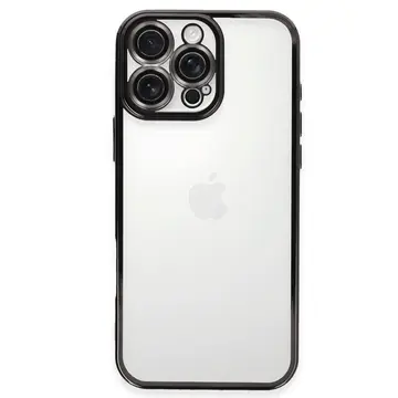 İphone 16 Pro Max Kılıf Razer Lensli Silikon - Siyah