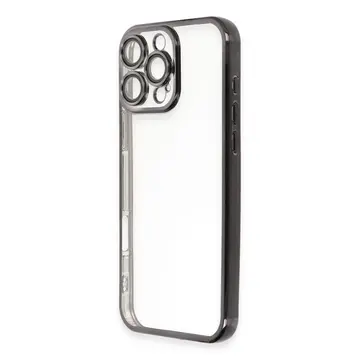 İphone 16 Pro Max Kılıf Razer Lensli Silikon - Siyah