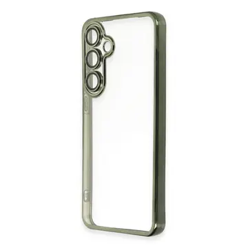 Samsung Galaxy S24 Fe Kılıf Razer Lensli Silikon - Yeşil