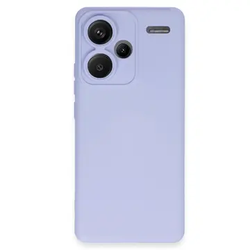 Xiaomi Redmi Note 13 Pro Plus Kılıf Nano İçi Kadife Silikon - Lila