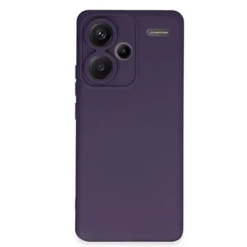 Xiaomi Redmi Note 13 Pro Plus Kılıf Nano İçi Kadife Silikon - Mor