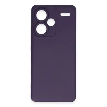 Xiaomi Redmi Note 13 Pro Plus Kılıf Nano İçi Kadife Silikon - Mor