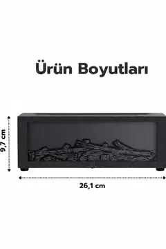 A4 Şömine Esintili Aromaterapi Difüzörü Ultrasonik Hava Nemlendici