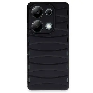Xiaomi Redmi Note 13 Pro 4g Kılıf Bibercas Silikon Kapak - Siyah