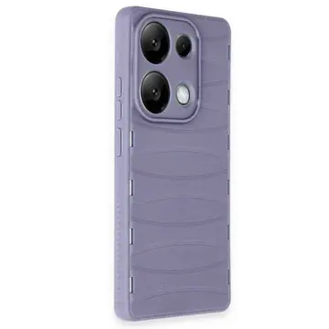 Xiaomi Redmi Note 13 Pro 4g Kılıf Bibercas Silikon Kapak - Lila