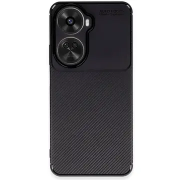 Huawei Nova 12 Se Kılıf Auto Focus Karbon Kapak - Siyah