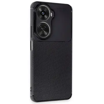 Huawei Nova 12 Se Kılıf Auto Focus Karbon Kapak - Siyah