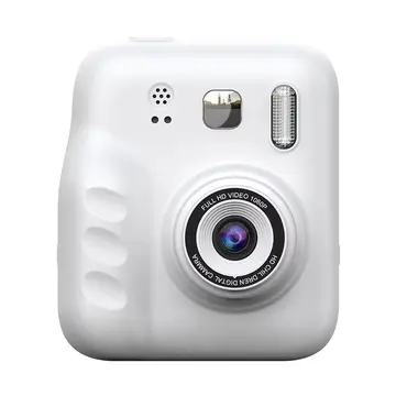 Dijital Fotoğraf Çıkaran Video Kaydedici Taşınabilir Anında Baskı Çıkaran Çocuk Kamerası  Pembe