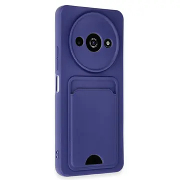 Xiaomi Redmi A3 4g Kılıf Kelvin Kartvizitli Silikon - Lacivert