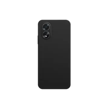Oppo A38 Kılıf First Silikon - Siyah