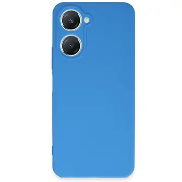 Vivo Y18 Kılıf First Silikon - Mavi