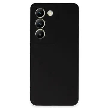 Vivo V30 Lite 4g Kılıf First Silikon - Siyah
