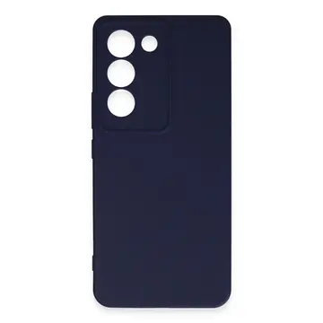 Vivo V30 Lite 4g Kılıf First Silikon - Lacivert