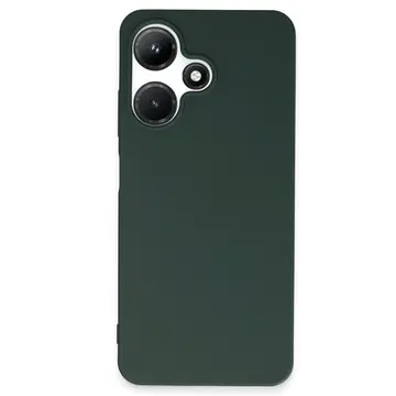 İnfinix Hot 30i Kılıf First Silikon - Koyu Yeşil