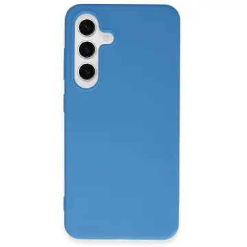 Samsung Galaxy S24 Kılıf First Silikon - Mavi