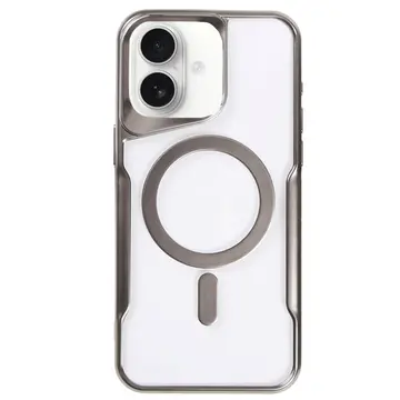 İphone 16 Kılıf Boyi Magsafe Silikon Kapak - Titan Gri