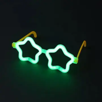 12 Adet Yıldız Glow Gözlük – Glow Partisi Ve Etkinlik İçin