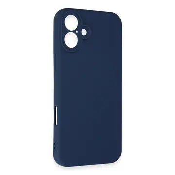 İphone 16 Kılıf First Silikon - Lacivert