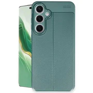 Samsung Galaxy S24 Fe Kılıf Auto Focus Kapak - Koyu Yeşil