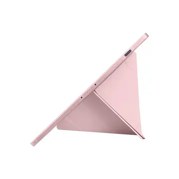 İpad Pro 13 (2024) Kılıf Kalemlikli Hugo Tablet Kılıfı - Rose Gold