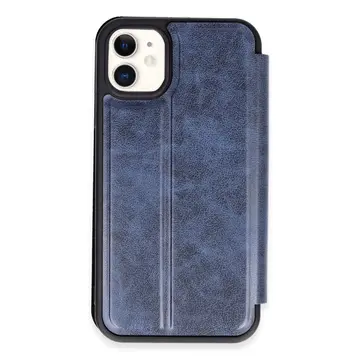 İphone 11 Kılıf Flip Cover - Lacivert