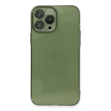 İphone 13 Pro Kılıf Fly Lens Silikon - Yeşil