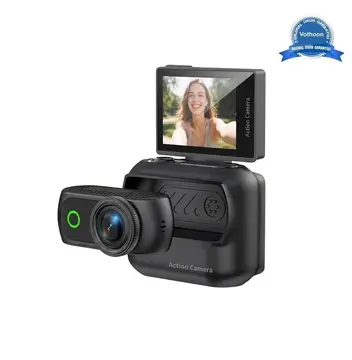 1080p Dijital Video Kamera (32gb) Kart Dijital Vlog Fotoğraf Makinesi  Türkçe  Siyah