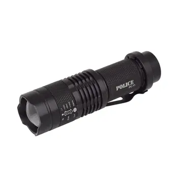 Pc-11 Mini El Feneri Sadece 1  Kalem Pil İle Çalışır Cree Q5 Led Teknolojisi, 100m Menzil Ve Zoom Özelliği. Kompakt, Güçlü Ve Ultra Ekonomik.
