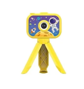 Dijital Fotoğraf Makinesi Çocuk Mini 1080p Hd Kamera Selfie Tripotlu Ön Arka Kamera