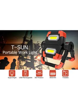 Br S100 30w Cob Led Usb Projektör El Feneri