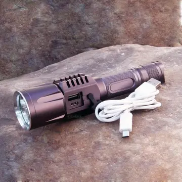 Baretta Brs18 Oto Şarjlı T6 Led 3000 Lümen El Feneri