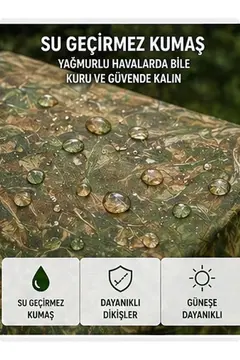 Otomatik Kabin Giyinme Çadırı 120x120x190 Cm Üst Havalandırma Yan Pencereli Duş & Wc Çadırı