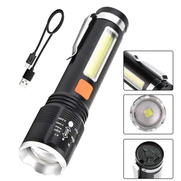 Gold Orion Km-102 4 Modlu Tip-c Şarjlı Zoomlu Taktikal El Feneri