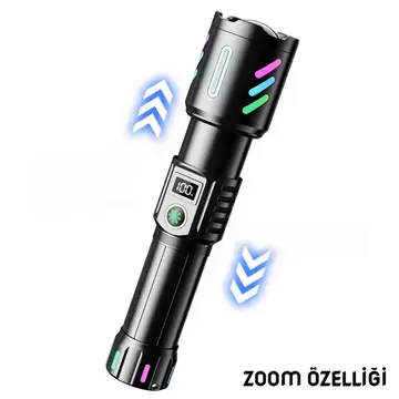 Wison Ws-9944 20w Zoomlu Fosforlu Metal Şarjlı El Feneri
