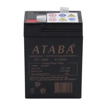 Ataba At-640 6v 4ah Işıldak Aküsü