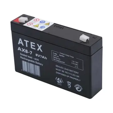 Atex Ax6-7 6v 7ah Akü