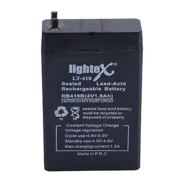 Lightex Lt-418 4v 1.8ah Işıldak Fener Aküsü