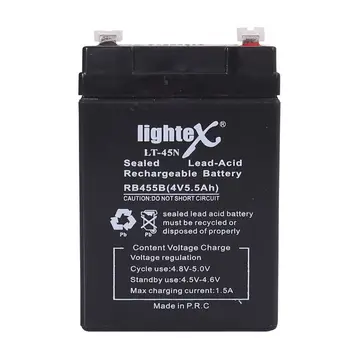 Lightex Lt-45 4v 5.5ah Işıldak Fener Aküsü