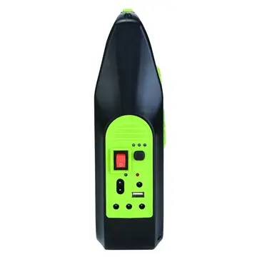 Gold Silver Gs-909 Bluetooth Radyo Usb Güneş Paneli Dahil Solar Enerjili 3 Ampullü Şarjlı Spot Fener