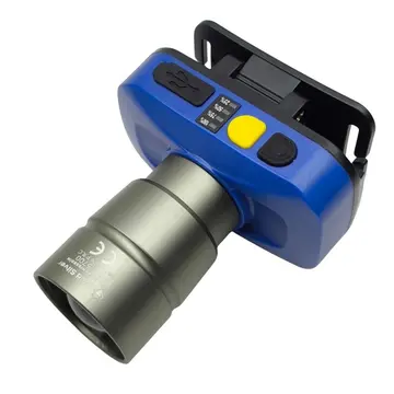 Gold Silver Gs-15700 20w 2000 Lümen Sarı Beyaz Işık Zoomlu Şarj Edilebilir Kafa Feneri